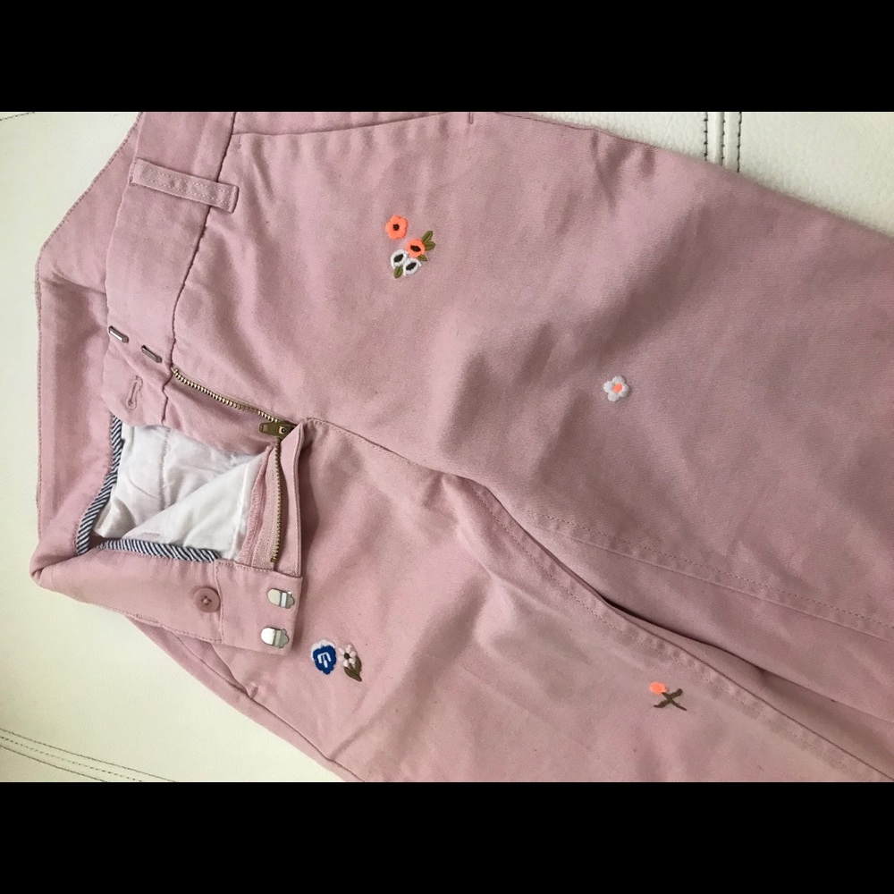 J crew collection embroidered pants 00 - Picture 5 of 5